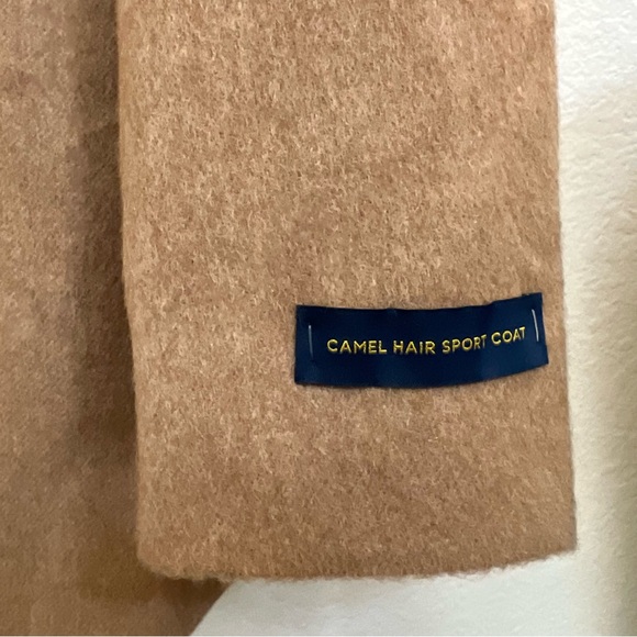 New with Tag Stafford 100% Camel Hair 2 button 2 vents Sport Coat Jacket 48 L - Picture 4 of 14